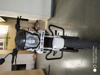 White Honda CB Trigger