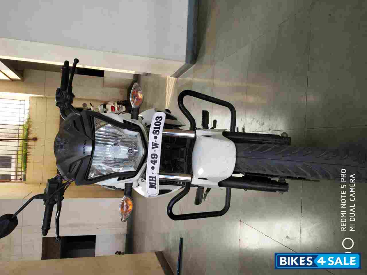 White Honda CB Trigger