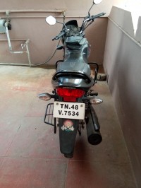 Black Honda CB Shine