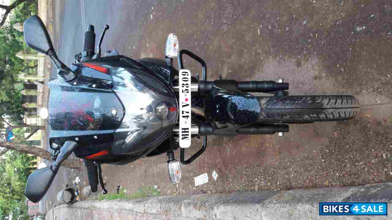 Black & Red Bajaj Pulsar 220F