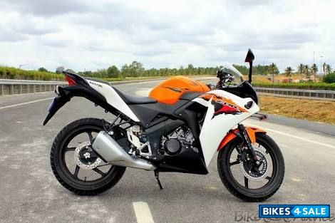 Orange White Honda CB150R StreetFire