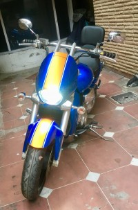 Electric Blue Suzuki Intruder M1800R