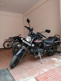 Black And Red Bajaj Avenger Street 220