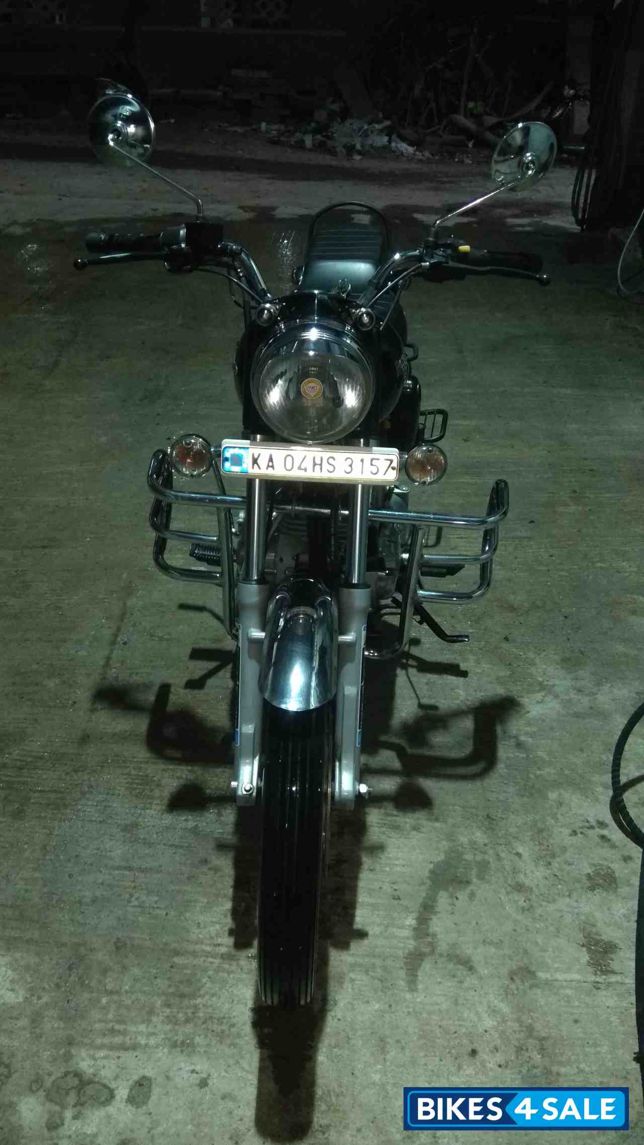 Black Royal Enfield Bullet Electra