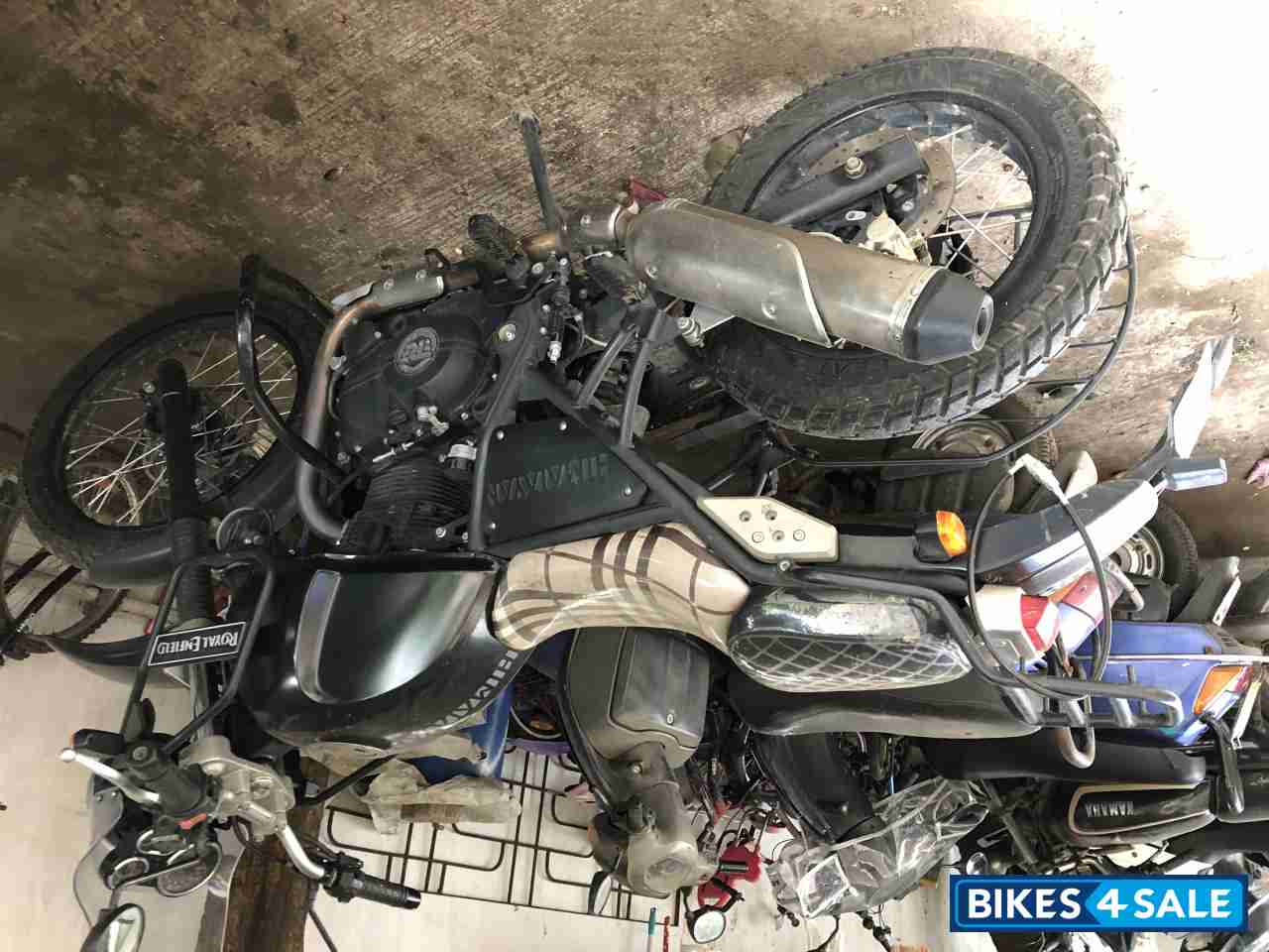 Black Royal Enfield Himalayan