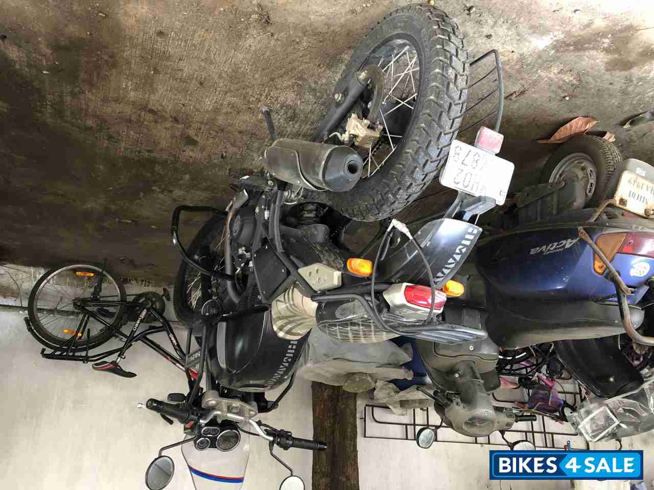 Black Royal Enfield Himalayan