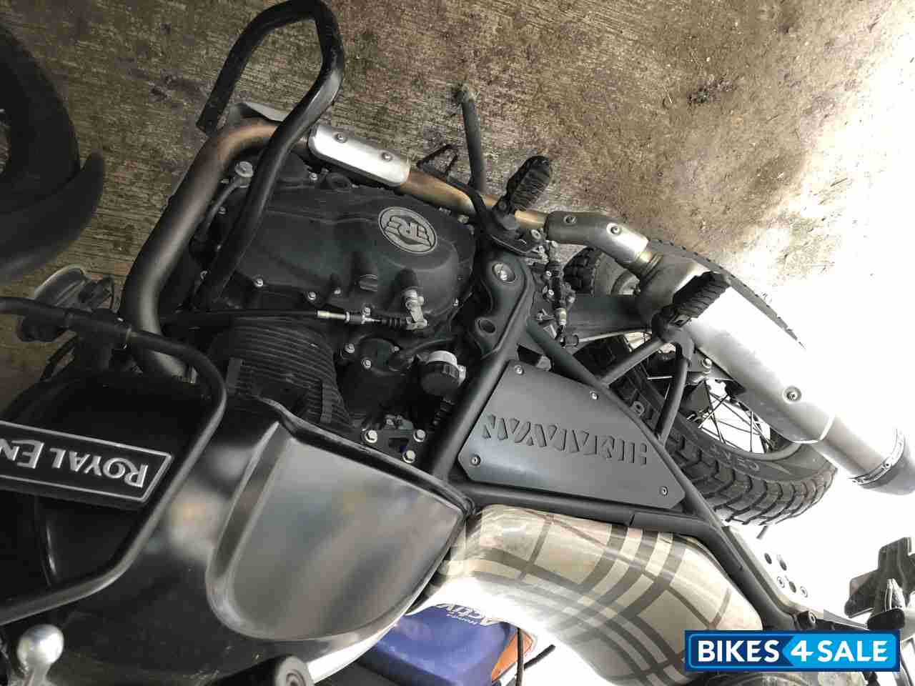 Black Royal Enfield Himalayan