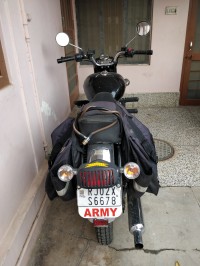 Black Royal Enfield Bullet Electra
