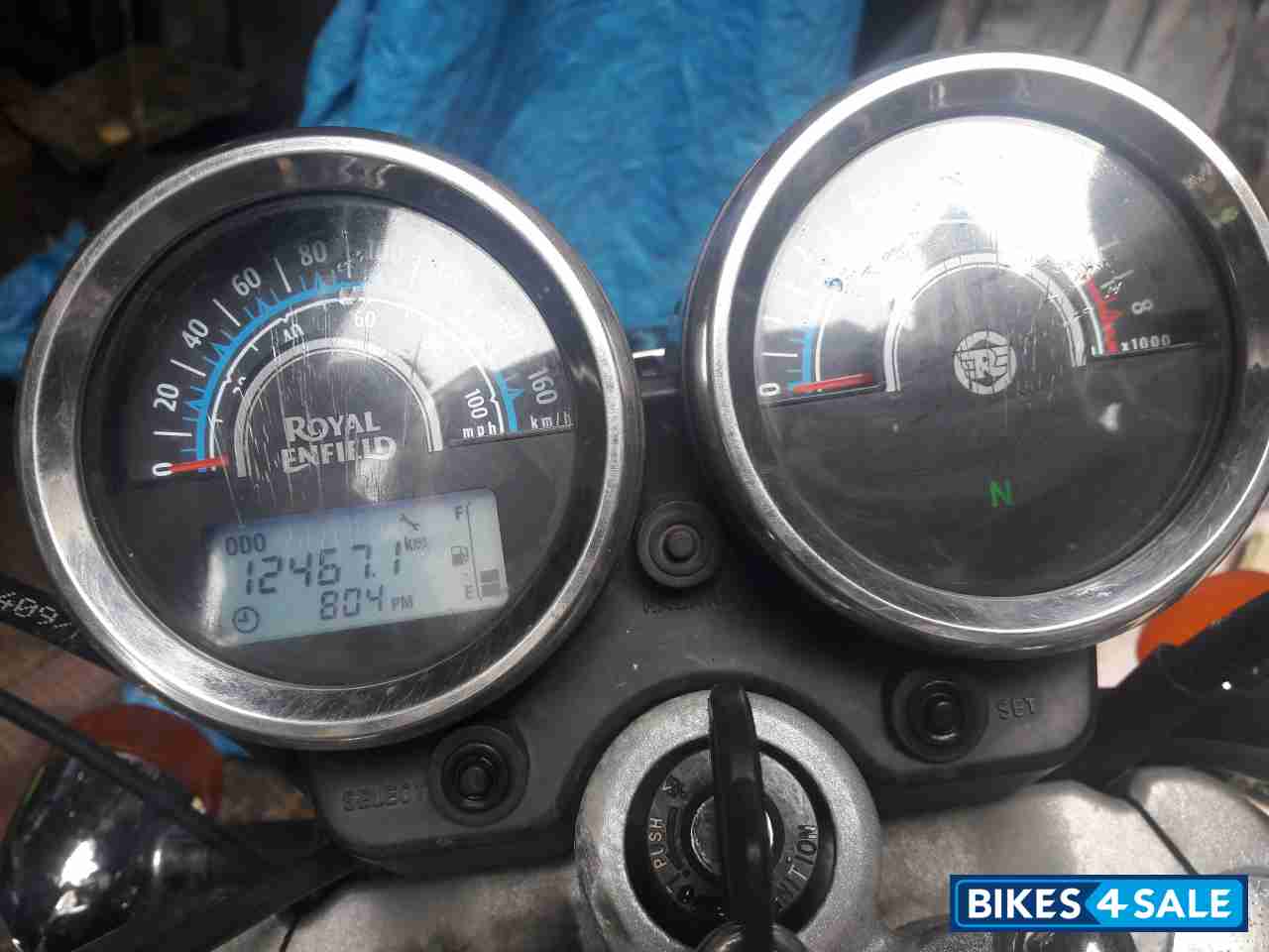 Mat Black Royal Enfield Thunderbird 500