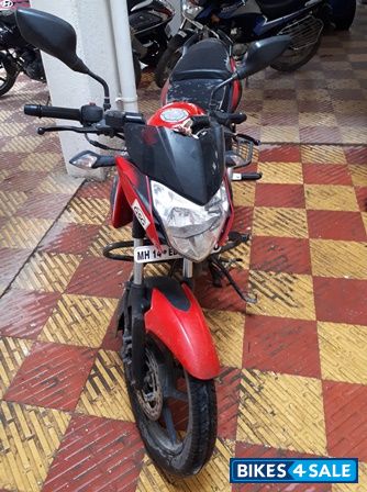 Red Bajaj Pulsar 135LS