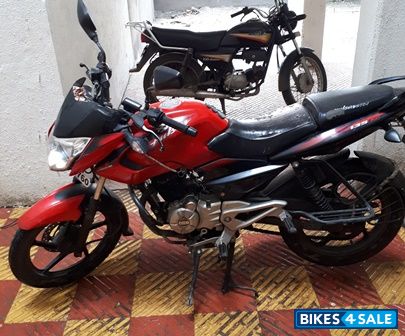 Red Bajaj Pulsar 135LS
