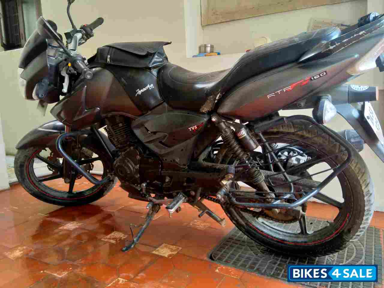 Grey TVS Apache RTR 160