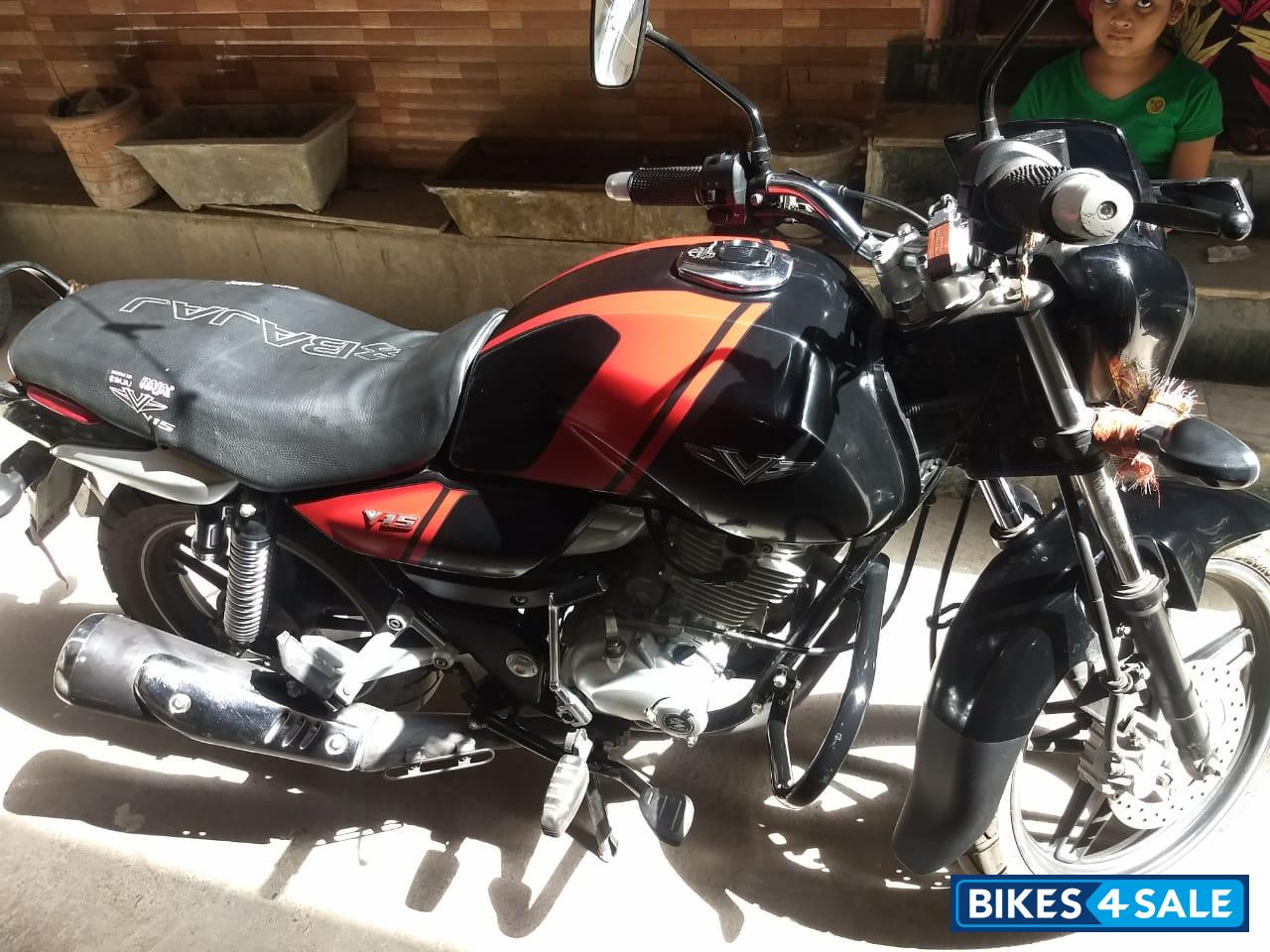 Red Black Bajaj V15