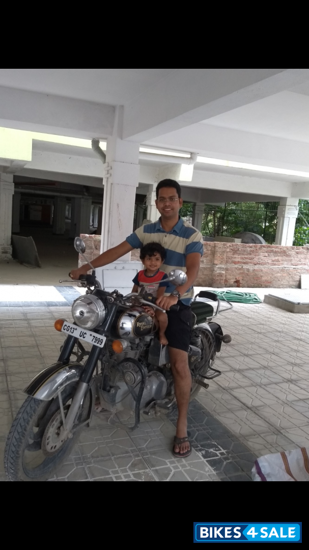 Black Royal Enfield Classic Chrome