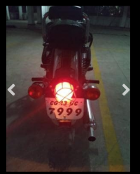 Black Royal Enfield Classic Chrome