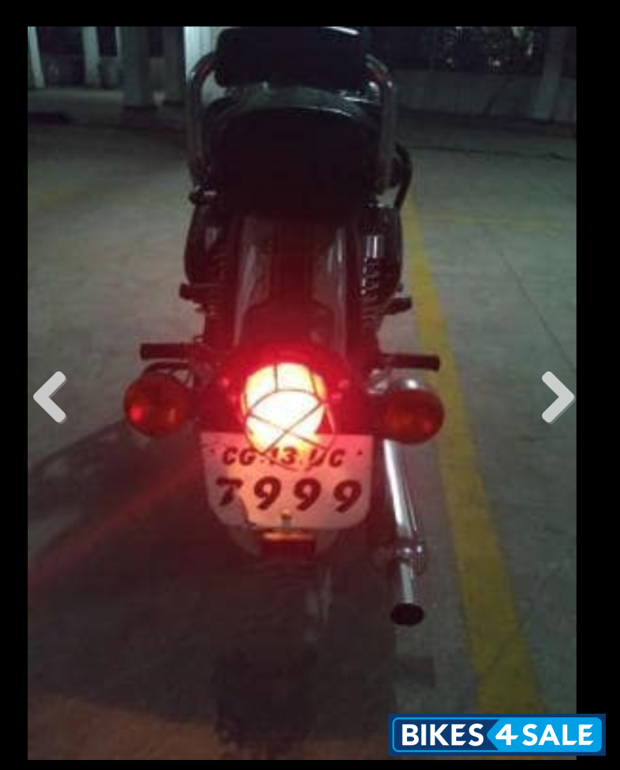 Black Royal Enfield Classic Chrome