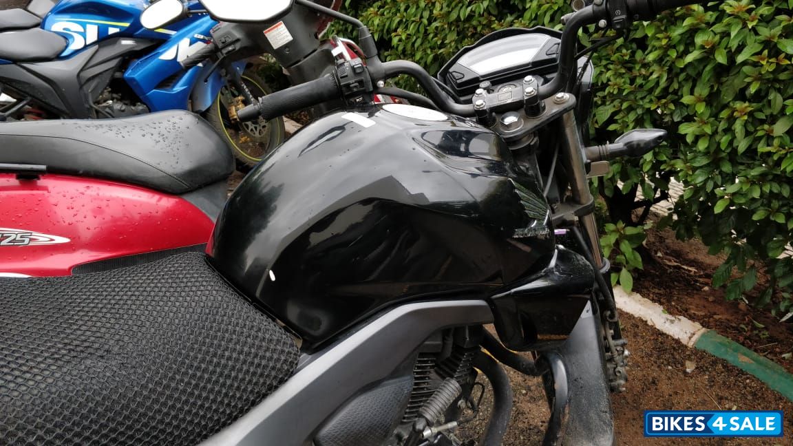 Black Honda CB Trigger