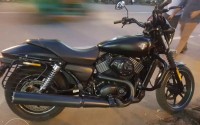 Matte Black Harley Davidson Street 750