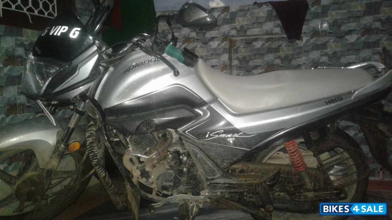 Gray And Black Hero Splendor iSmart 110