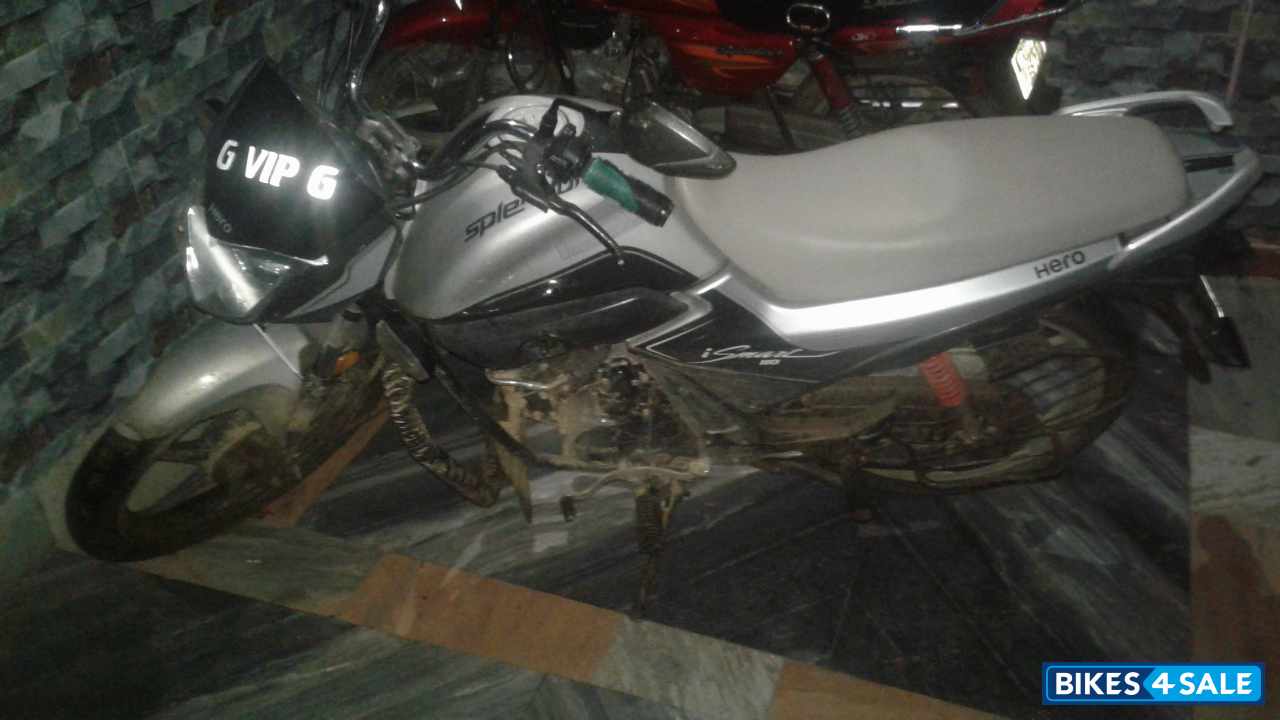 Gray And Black Hero Splendor iSmart 110