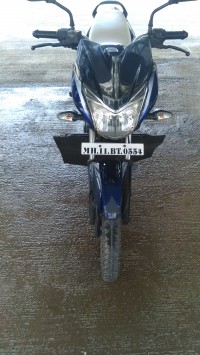 Blue Bajaj Discover 150 S