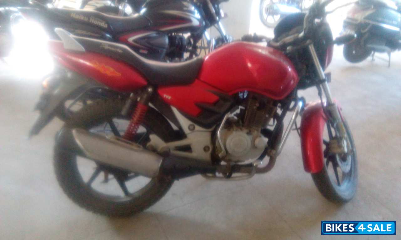 Red TVS Apache 150
