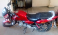 Red TVS Apache 150