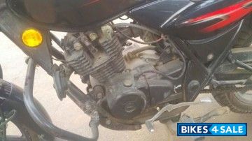Black Red Bajaj Discover DTSi 135