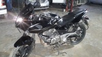 Black Bajaj Pulsar 220F