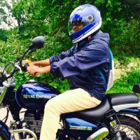 Marine Blue Royal Enfield Thunderbird 350