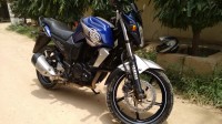 Blue Yamaha FZ-S