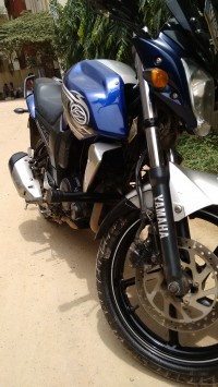 Blue Yamaha FZ-S