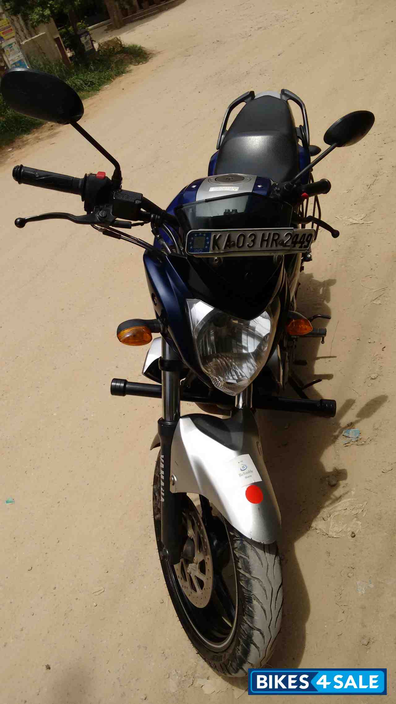 Blue Yamaha FZ-S Blue Yamaha FZ-S