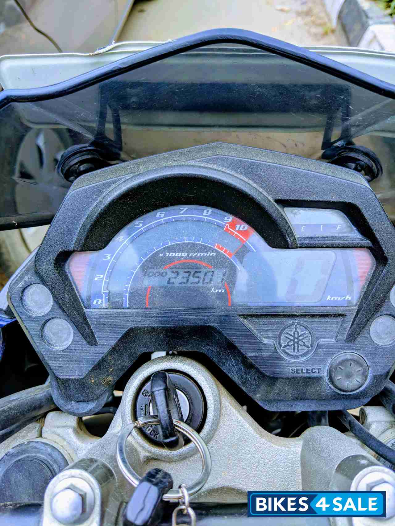 Blue Yamaha FZ-S Blue Yamaha FZ-S