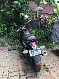 Black And Red Bajaj V15