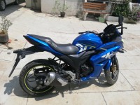Blue Suzuki Gixxer SF