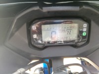 Blue Suzuki Gixxer SF