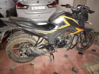 Gray With Orange Honda CB Hornet 160R