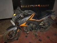 Gray With Orange Honda CB Hornet 160R