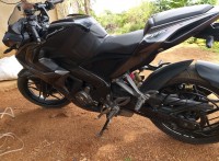 Black And Grey Bajaj Pulsar RS 200 ABS