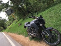 Matte Black KTM Duke 200