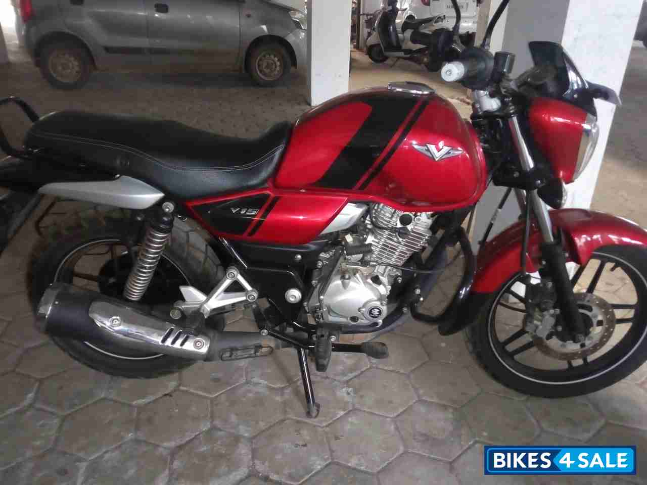 Used 2017 Model Bajaj V15 For Sale In Bangalore Id 184117 Red
