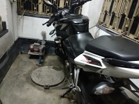 Black & White Bajaj Pulsar 200 NS