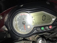 Red/black Bajaj Pulsar 150 DTSi