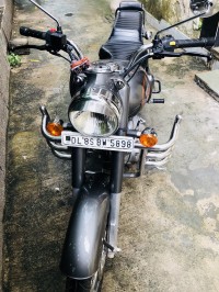 Grey Royal Enfield Bullet Standard 500