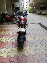 Red Bajaj Pulsar 200 NS