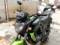Green And Midnight Black Yamaha FZ-S