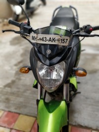 Green And Midnight Black Yamaha FZ-S