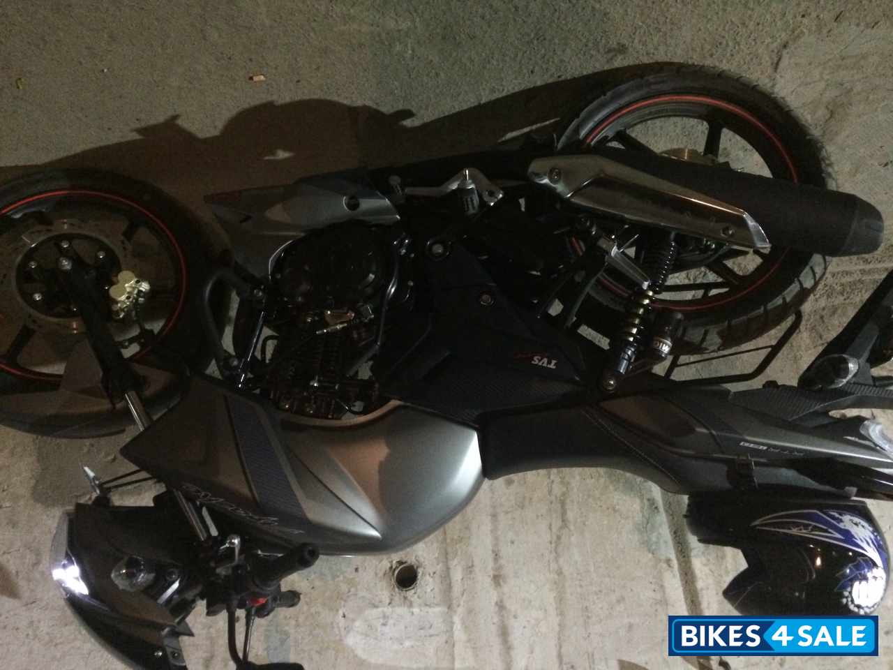 Grey TVS Apache RTR 160