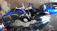 Blue/ Black Bajaj Pulsar 220F